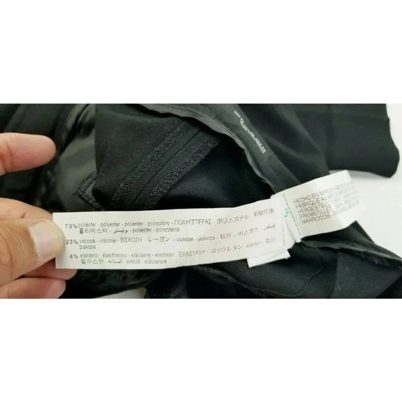 Zara Size 2 Women's Black Career Pocket Button Zip Pants Slack Inseam 26 Inches - Picture 14 of 14